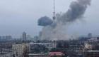 Kiev’de TV verici kulesi vuruldu