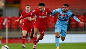 موعد مباراة ليفربول ضد وست هام يونايتد في الدوري الإنجليزي