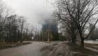 ویدئو | لحظه بمباران انبار سوخت چرنیهیو اوکراین