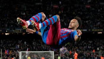 بيير أوباميانج يتألق مع برشلونة