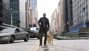 لقطة من الجزء الأول  I Am Legend 