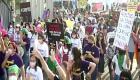 ویدئو | تظاهرات هزاران نفری مردم پرو علیه خشونت جنسیتی