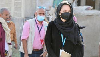 أنجلينا جولي في اليمن