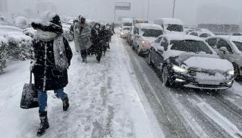 عاصفة سابقة ضربت مدينة إسطنبول