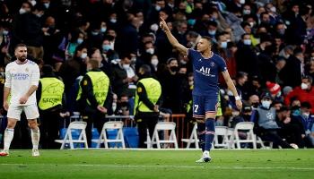 كيليان مبابي أمام ريال مدريد