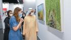 محمد بن راشد يزور معرض "آرت دبي" (صور)