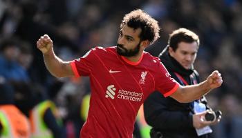 محمد صلاح نجم ليفربول ضد برايتون