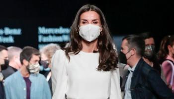 الملكة ليتيزيا في أسبوع الموضة بمدريد