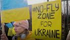 NATO Savunma Bakanları’nın bir araya geldiği sırada protestocular Ukrayna üzerinde uçuşa yasak bölge çağrısı yaptı