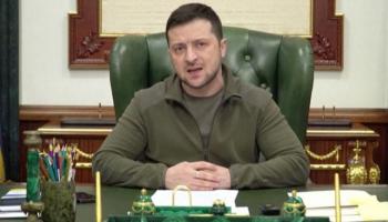 الرئيس الأوكراني فولوديمير زيلينسكي