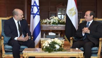 بينيت والرئيس المصري-أرشيفية