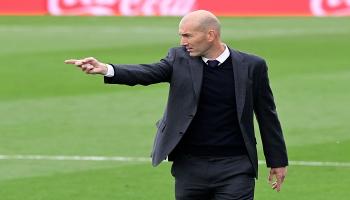 زين الدين زيدان مدرب ريال مدريد السابق