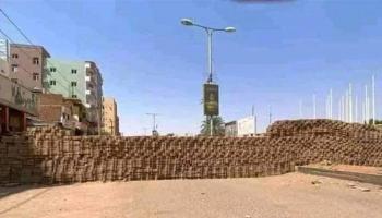 طريق في ضاحية بري بالخرطوم