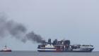 Grèce: 11 victimes dans l'incendie du ferry incendié  (un nouveau bilan)