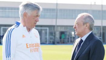 أنشيلوتي وفلورنتينو بيريز