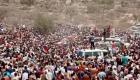 بالصور.. الآلاف يشيعون جثمان قائد "قاعدة العند" العسكرية باليمن