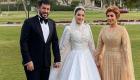 زفاف شام الذهبي.. أصالة تغني مع إليسا وتامر حسني (فيديو)