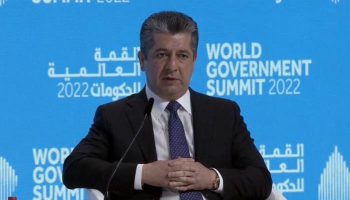 Başbakan Mesrur Barzani 2022 Dünya Hükümeti Zirvesi'nde