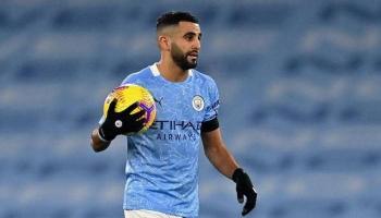رياض محرز لاعب مانشستر سيتي الإنجليزي
