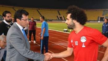 محمد صلاح والوزير المصري