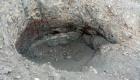 İskilip Kalesi'nin altındaki zindanların giriş tünelleri tesadüfen bulundu