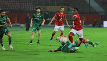 من مباراة الأهلي والاتحاد السكندري