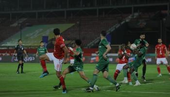 من مباراة الأهلي والاتحاد السكندري في الدوري المصري