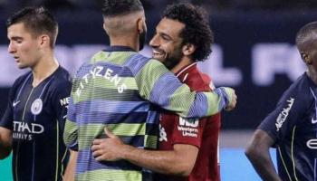 محمد صلاح مع رياض محرز