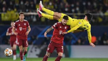 مباراة بايرن ميونخ وفياريال في دوري أبطال أوروبا