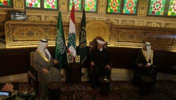 جانب من لقاء السفير السعودي ومفتي لبنان