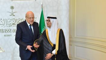 ميقاتي والسفير السعودي لدى لبنان وليد البخاري