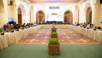جانب من مشاورات اليوم الرابع للأطراف الليبية في مصر