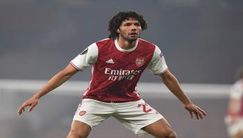 محمد النني لاعب وسط أرسنال