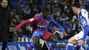 عثمان ديمبلي لاعب برشلونة