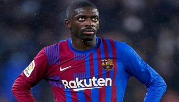 عثمان ديمبلي لاعب برشلونة