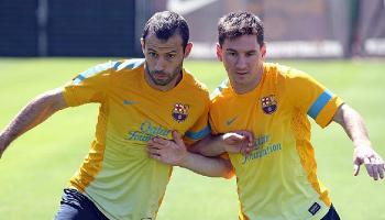 ليونيل ميسي وخافيير ماسكيرانو