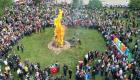 On binlerce kişi akın etti: Edirne'de kakava ateşi