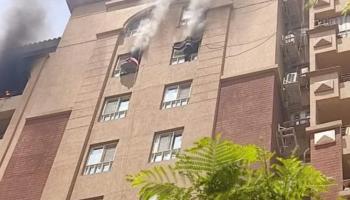 البناية التي شهدت الحادث المأساوي