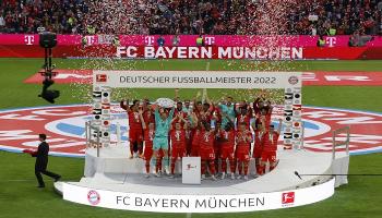 بايرن ميونخ بطل الدوري الألماني 2022