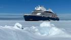 گزارش تصویری | اولین سفر یک کشتی تفریحی به قطب شمال 