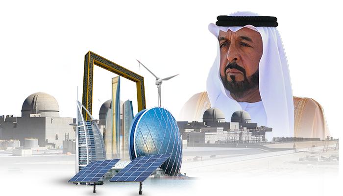 إنجازات استثنائية للطاقة النظيفة بالإمارات في عهد خليفة بن زايد