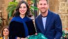 دختر عربستانی با هدیه‌ای خاص مسی را بدرقه کرد