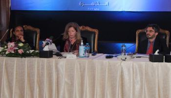 المستشارة الأممية في جلسات الفرقاء الليبيين بالقاهرة 