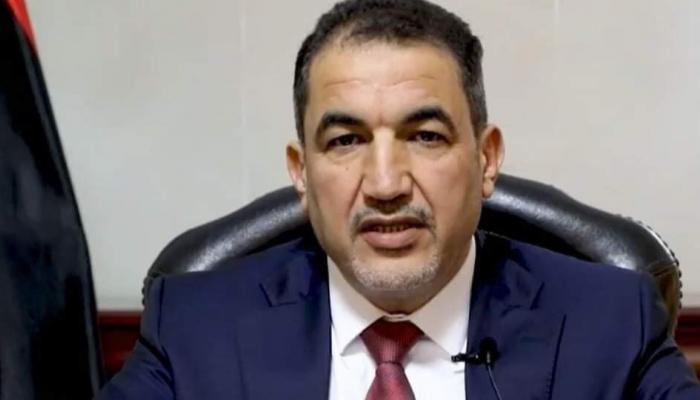  وزير الداخلية بالحكومة الليبية عصام أبوزريبة