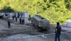 Cengiz İnşaat'ın Eskencidere'deki taş ocağında tanker kazası
