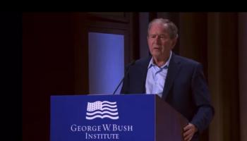 الرئيس الأمريكي الأسبق جورج دبليو بوش