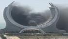 حريق هائل في لوسيل القطرية.. وقلق من تأخر أبرز فنادق كأس العالم