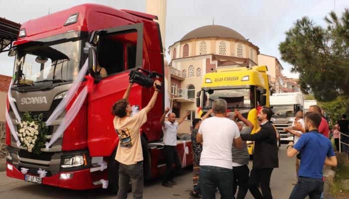 20 tırlık düğün konvoyuna 8 bin TL ceza