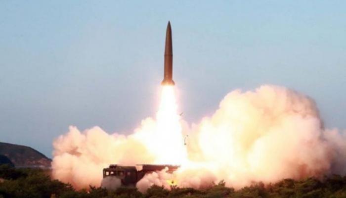عملية إطلاق سابقة لصاروخ بكوريا الشمالية
