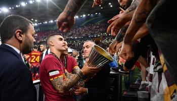 جيانلوكا مانشيني لاعب روما الإيطالي